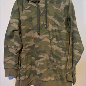 Old Navy Green Camouflage Hoodie
